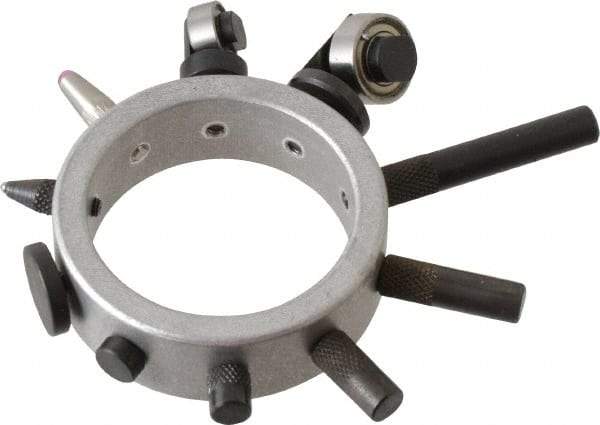 SPI - 10 Piece, #4-48 Inch Thread, 0.06 (Steel Ball Tip) Inch Ball Diameter Ruby and Steel, Drop Indicator Contact Point Set and Kit - Use With Dial Indicators - Benchmark Tooling