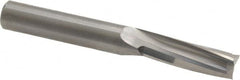 Onsrud - 3/8" Cutting Diam x 1-1/8" Length of Cut, 3 Flute, Upcut Spiral Router Bit - Uncoated, Right Hand Cut, Solid Carbide, 3" OAL x 3/8" Shank Diam, Three Edge, 10° Helix Angle - Benchmark Tooling