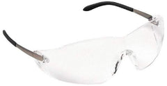 MCR Safety - Clear Lenses, Frameless Safety Glasses - Anti-Fog, Scratch Resistant, Metal Frame, Size Universal, Wrap Around - Benchmark Tooling