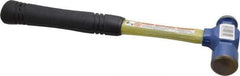 Vaughan Bushnell - 1 Lb Head Ball Pein Hammer - Fiberglass Handle, 12" OAL, Fiberglass with Cushion Grip - Benchmark Tooling