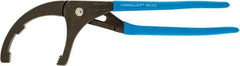 Channellock - 4-1/4" Max Diam, Adjustable Oil Filter Plier - 12" OAL, 4-1/4 Max Capacity, Oil Filter Plier - Benchmark Tooling