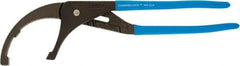 Channellock - 5-1/2" Max Diam, Adjustable Oil Filter Plier - 15" OAL, 5-1/2 Max Capacity, Oil Filter Plier - Benchmark Tooling