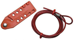 Brady - Cable Lockouts Cable Length (Feet): 6 Number of Lockout Points: 6 - Benchmark Tooling