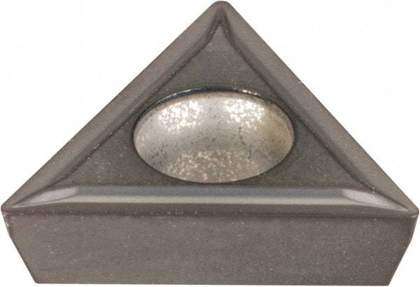 Kennametal - TPMT32.51 LF Grade KC5025 Carbide Turning Insert - TiAlN Finish, 60° Triangle, 3/8" Inscr Circle, 5/32" Thick, 1/64" Corner Radius - Benchmark Tooling