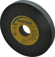 Norton - 6" Diam x 1-1/4" Hole x 3/4" Thick, I Hardness, 80 Grit Surface Grinding Wheel - Silicon Carbide, Type 1, Medium Grade, 4,140 Max RPM, Vitrified Bond, No Recess - Benchmark Tooling