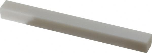 Norton - 3" Long x 1/4" Wide x 1/4" Thick, Novaculite Sharpening Stone - Square, Ultra Fine Grade - Benchmark Tooling