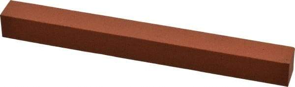 Norton - 6" Long x 5/8" Wide x 5/8" Thick, Aluminum Oxide Sharpening Stone - Square, Fine Grade - Benchmark Tooling