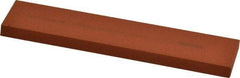 Norton - 5" Long x 1" Wide x 3/16" Thick, Aluminum Oxide Sharpening Stone - Rectangle, Fine Grade - Benchmark Tooling