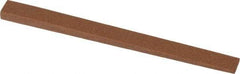 Norton - 4" Long x 5/16" Wide x 1/8" Thick, Aluminum Oxide Sharpening Stone - Taper, Medium Grade - Benchmark Tooling