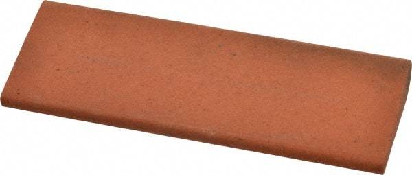 Norton - 4-1/2" Long x 1-3/4" Diam x 1/2" Thick, Aluminum Oxide Sharpening Stone - Round Edge Slip, Fine Grade - Benchmark Tooling