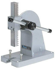 Panavise - 3/4" Ram, 2-1/8" Throat Depth, 1/4 Ton Manual Arbor Press - 4" Max Work Height x 3.7" Base Width x 7" Base Depth - Benchmark Tooling