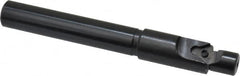 Cutting Tool Technologies - 19/32 Inch Diameter, Solid Pilot, Straight 1/2 Inch Shank Diameter, 3 Insert, Indexable Counterbore - 4-3/8 Inch Overall Length, TPGH Insert - Benchmark Tooling