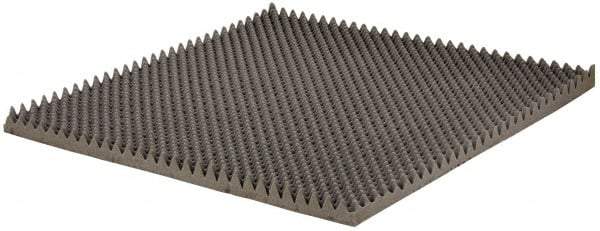 American Acoustical Products - 54" Long x 54" Wide, Polyurethane Foam Sheet - ASTM Specification, Gray - Benchmark Tooling