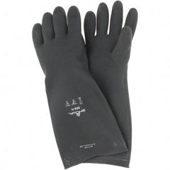 SHOWA - 40 mil Thick, Chemical Resistant Gloves - SZ 11 18" MP 1/PR LATEX RUBBER GLOVES - Benchmark Tooling