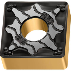 Turning Insert:  SNMG542-MP5 WPP20G,  Solid Carbide TiCN, Al2O3 & TiN Finish,  Neutral,  0.6250″ Long,  5/8″ Inscribed Circle,  0.0310″ Corner Radius,  90.0 &deg N/A Square,  Series  SNMG-MP5