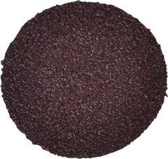 3M - 1" Diam, 80 Grit Aluminum Oxide Adhesive PSA Disc - Medium Grade, X Weighted Cloth Backing, For Bench Top Motors, Random Orbital Sanders - Benchmark Tooling