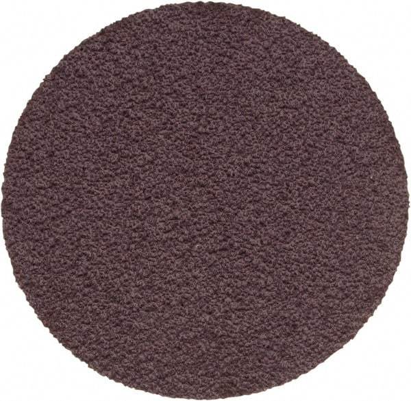 3M - 1-1/2" Diam, 80 Grit Aluminum Oxide Adhesive PSA Disc - Medium Grade, X Weighted Cloth Backing, For Bench Top Motors, Random Orbital Sanders - Benchmark Tooling