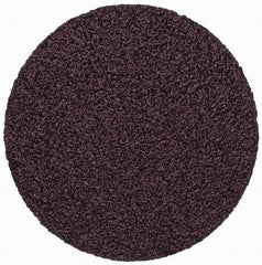 3M - 2" Diam, 50 Grit Aluminum Oxide Adhesive PSA Disc - Coarse Grade, X Weighted Cloth Backing, For Bench Top Motors, Disc Sanders, Random Orbital Sanders - Benchmark Tooling