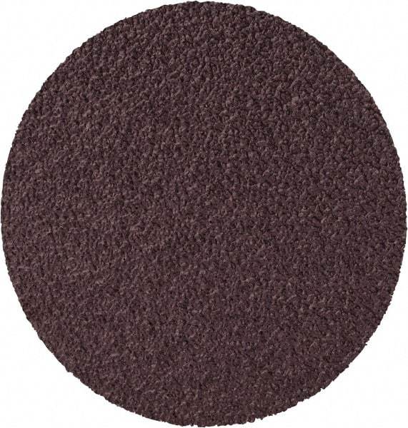 3M - 2" Diam, 60 Grit Aluminum Oxide Adhesive PSA Disc - Medium Grade, X Weighted Cloth Backing, For Bench Top Motors, Disc Sanders, Random Orbital Sanders - Benchmark Tooling