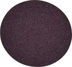 3M - 2" Diam, 80 Grit Aluminum Oxide Adhesive PSA Disc - Medium Grade, X Weighted Cloth Backing, For Bench Top Motors, Disc Sanders, Random Orbital Sanders - Benchmark Tooling