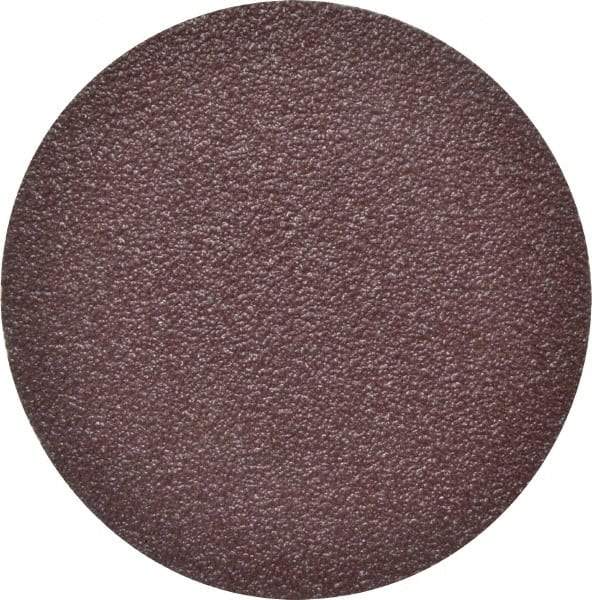 3M - 3" Diam, 80 Grit Aluminum Oxide Adhesive PSA Disc - Medium Grade, X Weighted Cloth Backing, For Bench Top Motors, Disc Sanders, Random Orbital Sanders - Benchmark Tooling