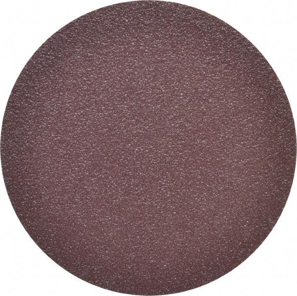 3M - 4" Diam, 60 Grit Aluminum Oxide Adhesive PSA Disc - Medium Grade, Maroon, X Weighted Backing, Flexible, Use with Random Orbital Sanders - Benchmark Tooling