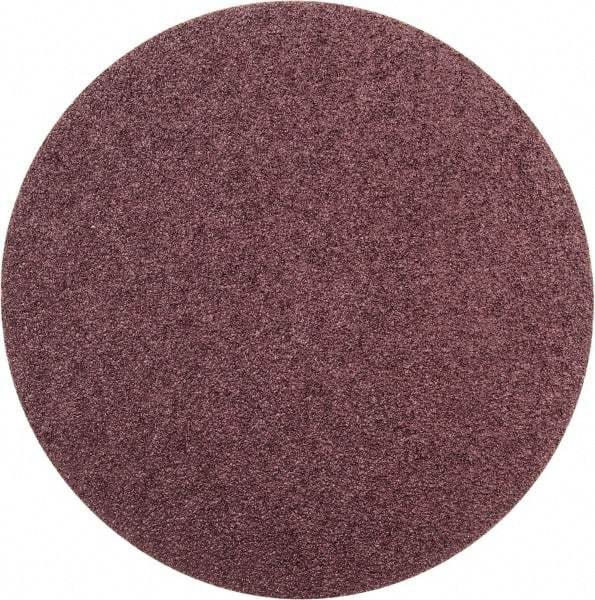 3M - 8" Diam, 36 Grit Aluminum Oxide Adhesive PSA Disc - Very Coarse Grade, X Weighted Cloth Backing, For Bench Top Motors, Random Orbital Sanders - Benchmark Tooling