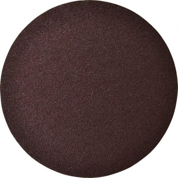 3M - 9" Diam, 36 Grit Aluminum Oxide Adhesive PSA Disc - Very Coarse Grade, Maroon, X Weighted Backing, Flexible, Use with Random Orbital Sanders - Benchmark Tooling