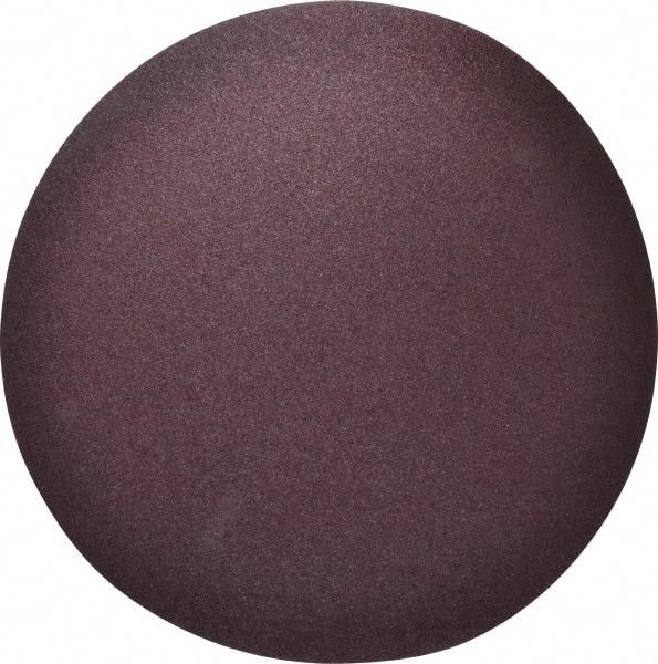 3M - 18" Diam, 36 Grit Aluminum Oxide Adhesive PSA Disc - Very Coarse Grade, X Weighted Cloth Backing, For Bench Top Motors, Random Orbital Sanders - Benchmark Tooling