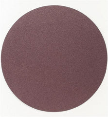 3M - 20" Diam, 40 Grit Aluminum Oxide Adhesive PSA Disc - Coarse Grade, X Weighted Cloth Backing, For Bench Top Motors, Random Orbital Sanders - Benchmark Tooling