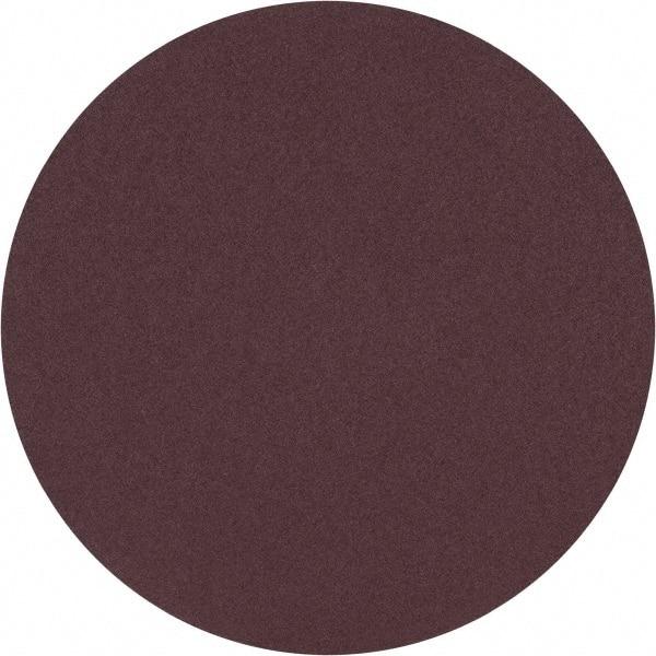 3M - 24" Diam, 40 Grit Aluminum Oxide Adhesive PSA Disc - Coarse Grade, X Weighted Cloth Backing, For Bench Top Motors, Random Orbital Sanders - Benchmark Tooling