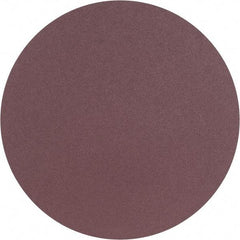 3M - 24" Diam, 80 Grit Aluminum Oxide Adhesive PSA Disc - Medium Grade, X Weighted Cloth Backing, For Bench Top Motors, Random Orbital Sanders - Benchmark Tooling