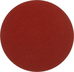 3M - 12" Diam, 36 Grit Ceramic Adhesive PSA Disc - Very Coarse Grade, Orange, YF Weighted Backing, Flexible, Use with Bench Top Motors - Benchmark Tooling