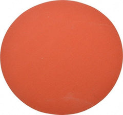 3M - 12" Diam, 80 Grit Ceramic Adhesive PSA Disc - Medium Grade, Orange, YF Weighted Backing, Flexible, Use with Bench Top Motors - Benchmark Tooling