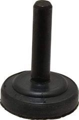 3M - 1" Diam Adhesive/PSA Disc Backing Pad - 1/4" Shank Diam, Medium Density, 20,000 RPM - Benchmark Tooling