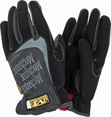 Mechanix Wear - Size L (10) Synthetic Leather General Protection Work Gloves - For Mechanic's & Lifting, Uncoated, Slip-On Cuff, Full Fingered, Black, Paired - Benchmark Tooling