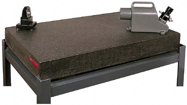 SPI - 18" Long x 12" Wide x 3" Thick, Granite Inspection Surface Plate - 4 Ledges, AA Laboratory Grade, 0.000025" Unilateral Tolerance, Includes NIST Traceability Certificate - Benchmark Tooling