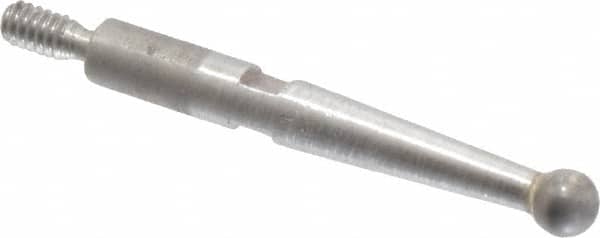 SPI - M1.7x0.35, 0.0930" Ball Diam, Carbide Ball Contact Point - 11/16" Contact Point Length, Use with Interapid Test Indicators - Benchmark Tooling