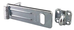 Master Lock - 4-1/2 Inch Long, Hasp - Steel - Benchmark Tooling