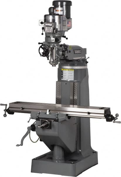 Bridgeport - 42" X-Axis Travel, 9" Z-Axis Travel, DRO System - Calculator Function - Benchmark Tooling