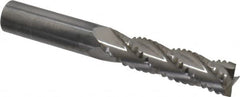 M.A. Ford - 5/8" Diam, 2-1/2" LOC, 4 Flute Solid Carbide Roughing & Finishing Square End Mill - Uncoated, 4-5/8" OAL, 5/8" Shank Diam, Straight Shank, 30° Helix, Centercutting, Extra Long Length - Benchmark Tooling