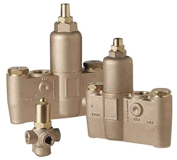 Bradley - Brass Water Mixing Valve & Unit - 26 GPM at 30 psi Flow Rate - Benchmark Tooling