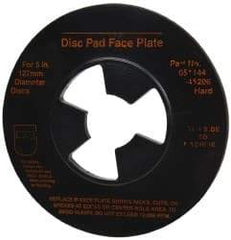 3M - 5" Max Diam, Abrasive Disc Face Plate - 5/8-11, 9,500 RPM - Benchmark Tooling
