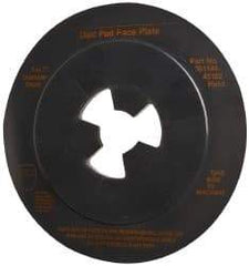 3M - 7" Max Diam, Abrasive Disc Face Plate - 5/8-11, 7,000 RPM - Benchmark Tooling
