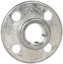 3M - 1/2" Max Diam, Abrasive Disc Retainer Nut - 5/8-11 Female, 1/2" Long - Benchmark Tooling