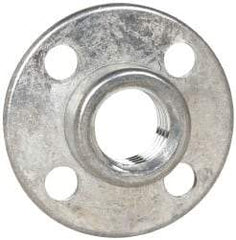 3M - 1/2" Max Diam, Abrasive Disc Retainer Nut - 5/8-11 Female, 1/2" Long - Benchmark Tooling