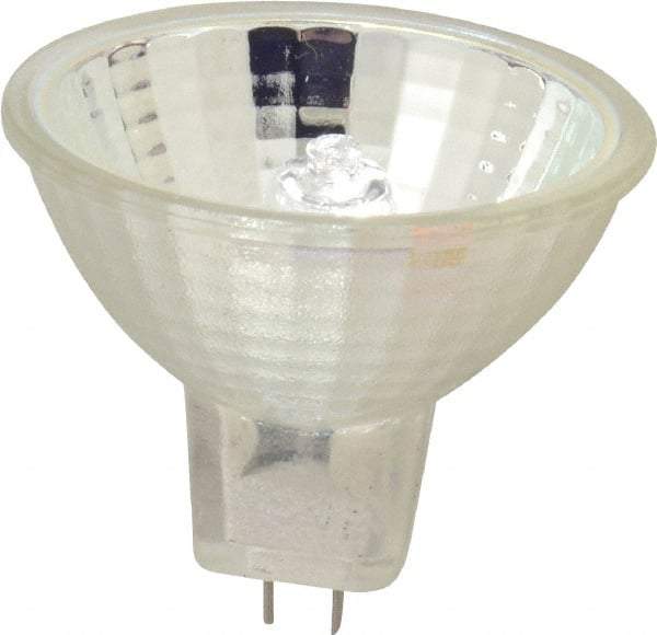 Value Collection - 410 Watt, 82 Volt, Halogen Miniature & Specialty MR16 Lamp - 2 Pin Base, 50 to 749 Equivalent Range, Neutral (3,000 to 3,699), 1-5/8" OAL - Benchmark Tooling