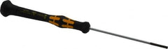 Wera - Electronic/Electrostatic Slotted Screwdriver - Round Shank, Ergonomic Handle - Benchmark Tooling