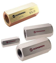 Norgren - 1-1/2" NPT High Flow Air Fuse - 0 to 232 psi, Shutoff Valve & Aluminum Material - Benchmark Tooling