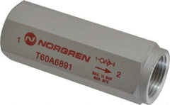 Norgren - 3/4" NPT High Flow Air Fuse - 0 to 232 psi, Shutoff Valve & Aluminum Material - Benchmark Tooling